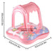 Baby Simring med Baldakin – Uppblåsbar Float med Soltak More For Mini