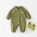 Jumpsuit – Kroko Äventyr Unisex, Grön, Bomull, Storlek 0–2 År More For Mini