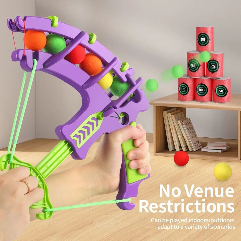 Montessori Katapult Skjutspel – Sticky Ball Dartskiva för Barn Lilla Lycka