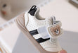 Sneaker met Klittenband - Beer Unisex, Khaki/Zwart/Rood, Maat 16-25-More For Mini
