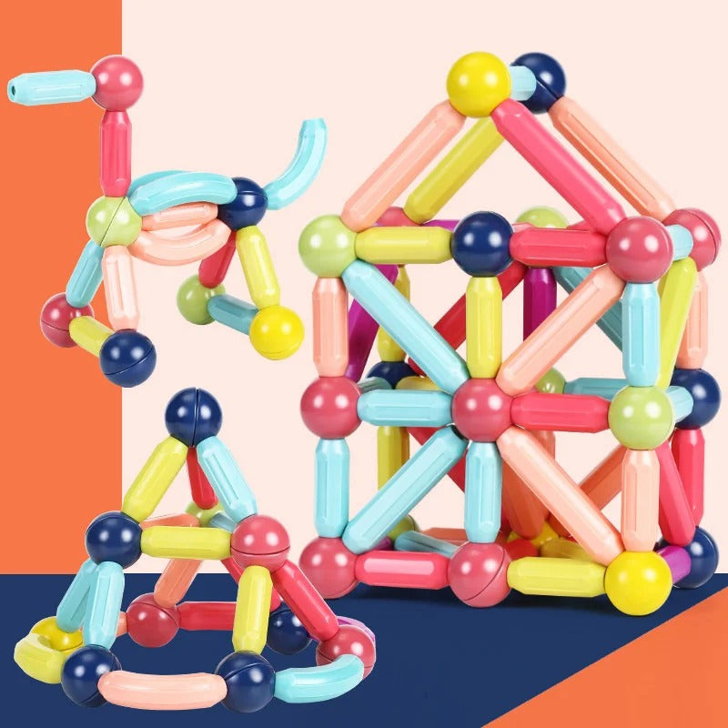 Magnetische Bouwblokken voor Kinderen – Creatief & Educatief Speelgoed vanaf 3 Jaar More For Mini