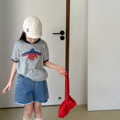 Nupa Kids SuperDuper Dog T-shirt – Baby- och barn-T-shirt med hund – 100 % bomull – 0–6 år – Tecknad tryckdesign More For Mini