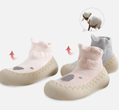 Första Steg Babyskor – Little Paws Unisex, Halksäker Sula, Rosa/Blå/Beige/Brun, Storlek 0–3 År More For Mini