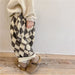 Rutig Byxa – Checkmate Unisex, Svart/Brun, Bomull, Storlek 0–6 År More For Mini