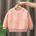 Pluche Trui - Doma Meisjes, Roze/Groen/Blauw/Wit, Katoen, Maat 1-7 Jaar-More For Mini