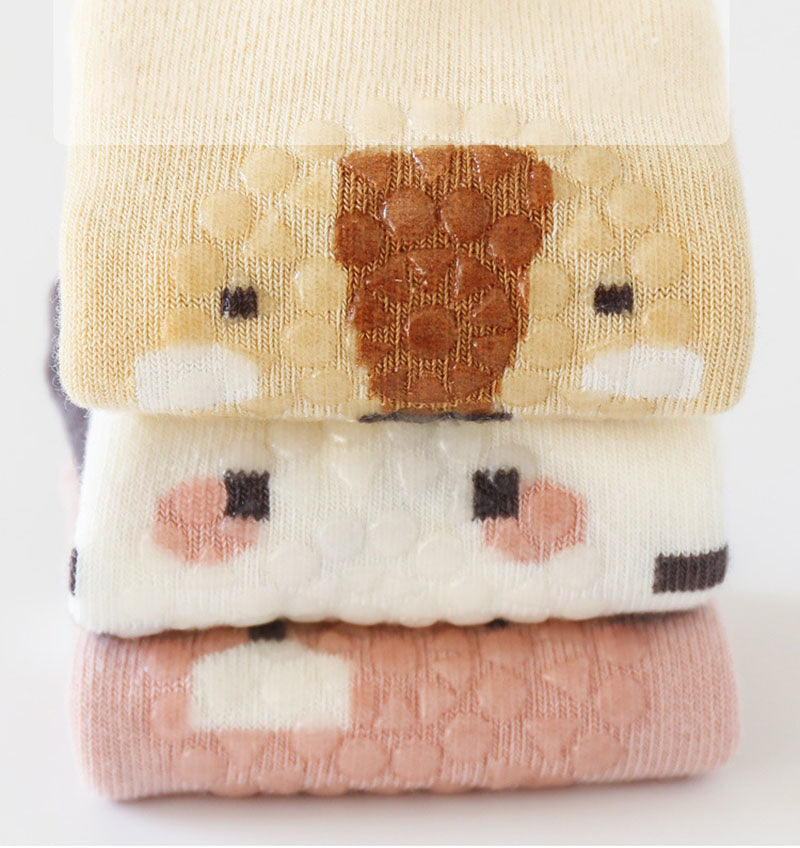 Knäskydd och strumpset – SnuggleStep Unisex, Gul/Brun/Orange/Rosa/Vit, Bomull, Storlek 0–5 år More For Mini