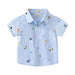 Holiday Button-Up Skjorta för Barn – Somrig bomullsskjorta med lekfulla tryck | Storlek 2–6 år MoreForMini