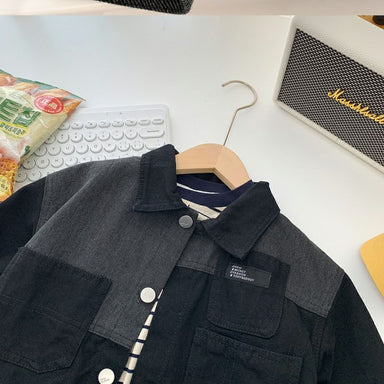 Spijkerjas - Antana Unisex, Blauw, Katoen, Denim, Maat 1-8 jaar-More For Mini