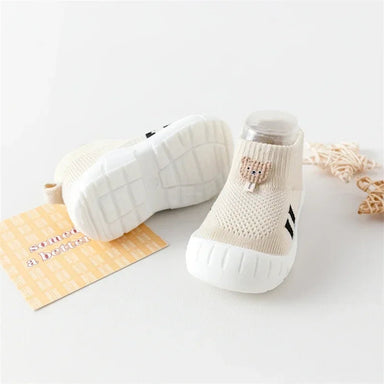 Babyslofjes met Anti-Slip | Veilig & Comfortabel voor Eerste Stapjes | KinderKus Bear Schoentjes More For Mini
