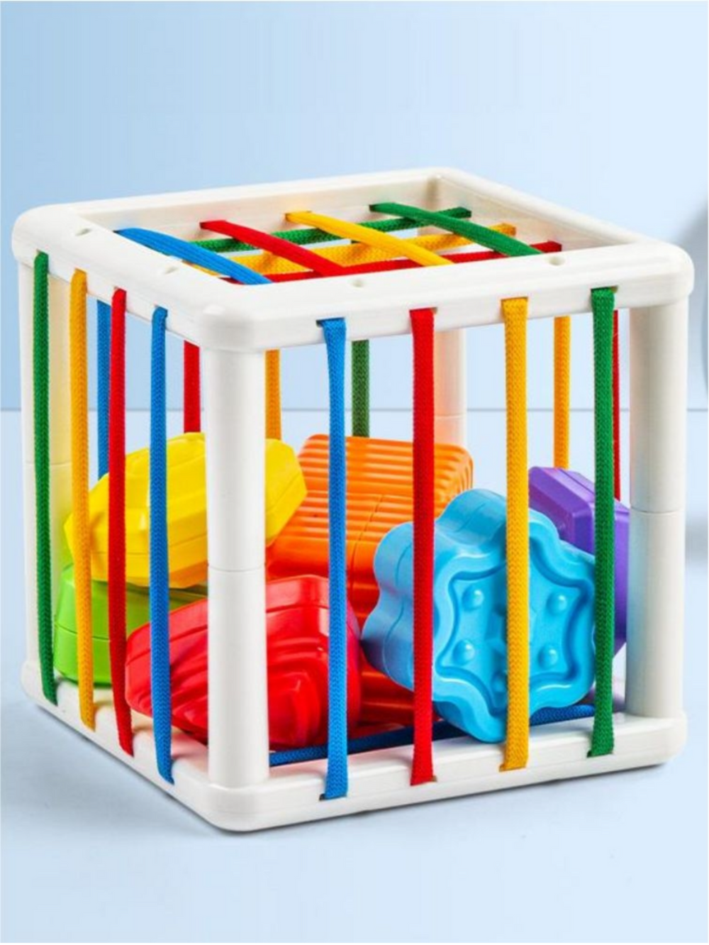 Sensorisk formkub – KibiTots Baby, Montessori, BPA-fri, från 6 månader More For Mini