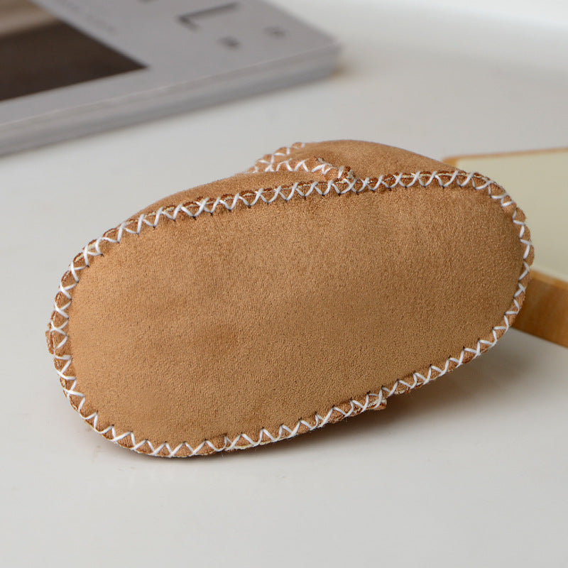 Babytossor – CuddleToes Unisex, Brun/Grå/Beige/Rosa/Röd/Blå, Mocka, Storlek 0–12 Månader More For Mini