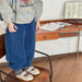 Teddy Joggingbroek - Snuggle Unisex, Bruin/Grijs/Blauw, Katoen Maat 0-6 Jaar-More For Mini