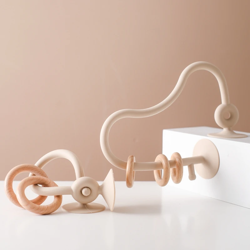 Stacky Fun Siliconen Ring Tafelspel – Educatief Speelgoed voor Baby’s en Peuters More For Mini
