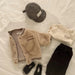 Teddy Bomber Jas voor Kinderen | Zachte Warme Winterjas Unisex | 9 Maanden – 3 Jaar | Fleece Look met Sportieve Boorden More For Mini
