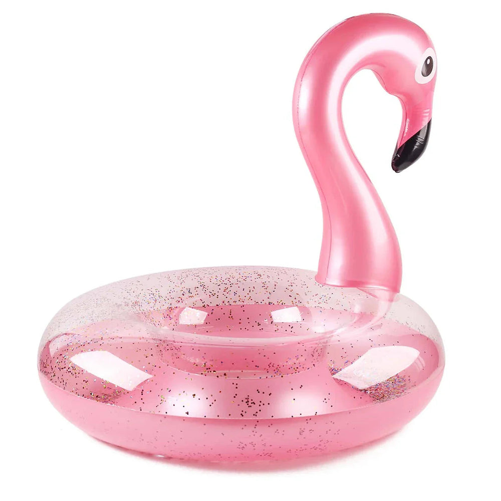 Flamingo Simring Glitter – Uppblåsbar Pool Float | Strand & Pool More For Mini