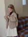 Teddyjacka – Noa Teddy Västdesign Flickor, Beige, Bomull, Storlek 2–7 år More For Mini