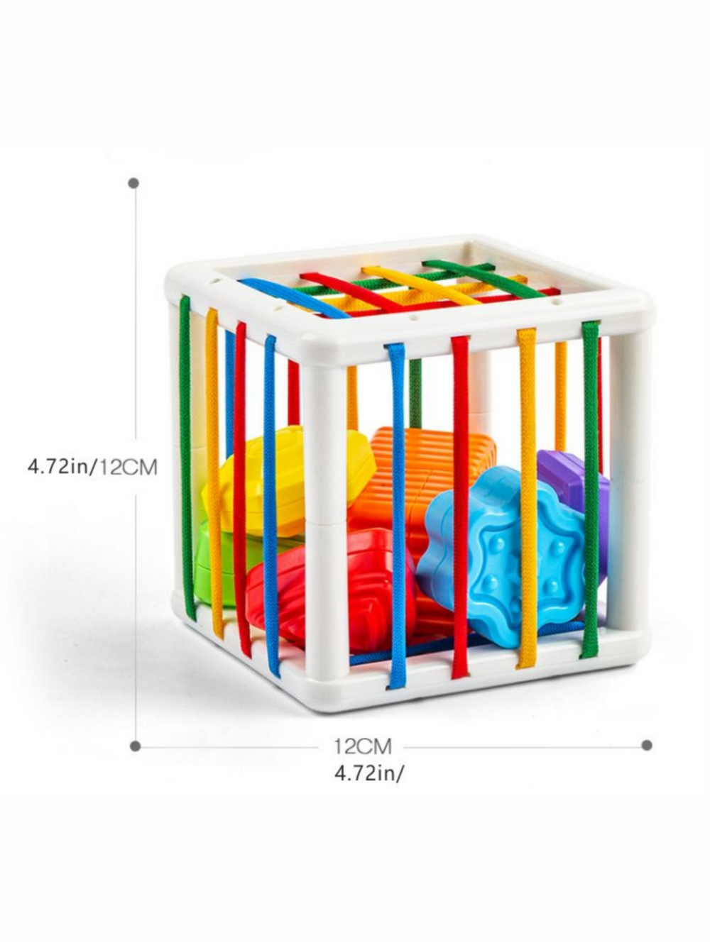 Sensorisk formkub – KibiTots Baby, Montessori, BPA-fri, från 6 månader More For Mini