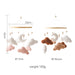 Babymobiel met Wolken - Droomwolk Unisex, Bruin/Roze, Katoen, 45 cm hoog x 23 cm breed-More For Mini