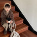 Teddy Fleece Vest - FluffyNest Meisjes, Beige/Groen/Grijs/Bruin, Katoen, Maat 0-6 Jaar-More For Mini