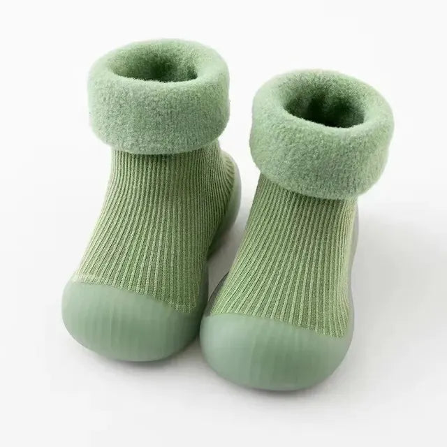Schoen met Anti-Slip - Libre Unisex, Zwart/Blauw/Bruin/Geel/Groen/Roze, Katoen, Maat 18-27-More For Mini