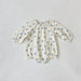 LittleBlue Hearts Babyromper 0–2 år | 100 % Bomull, Lång ärm, Hjärtmönster | Bekväma babykläder More For Mini