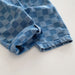 Livan Checker Denim – Stilren och bekväm jeansshorts för små äventyrare More For Mini