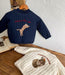 Gewatteerde Jas - WildCharm Unisex, Blauw/Wit, Katoen, Maat 0-6 Jaar-More For Mini