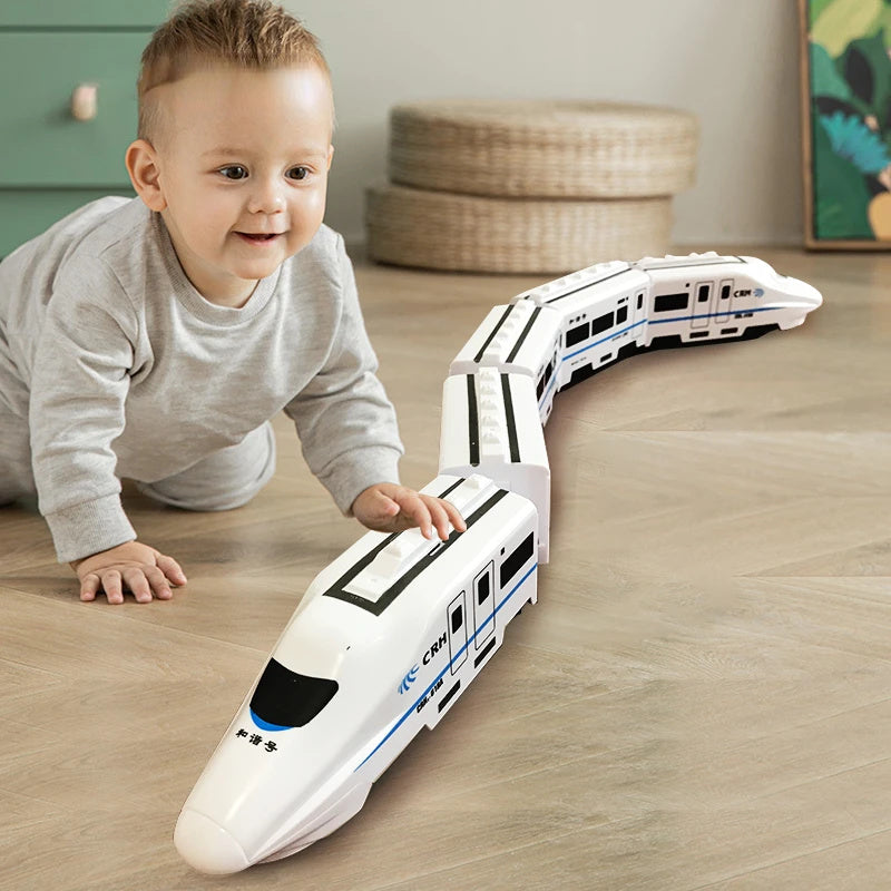 Hoge Snelheid Trein Speelset – Voor Jongens & Meisjes, Educatief, Bouw- & Speelset, 3+ Jaar-More For Mini