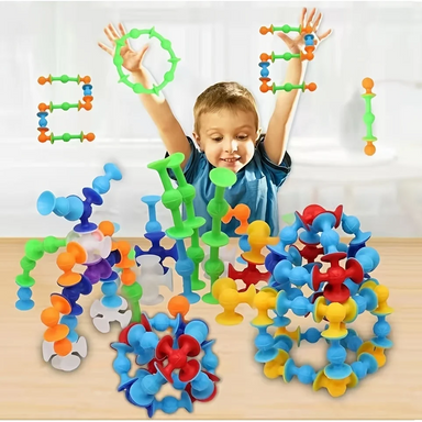 CleverPlay Zuignap Speelgoed – Educatief Bouw- & Constructiespeelgoed voor Kinderen More For Mini