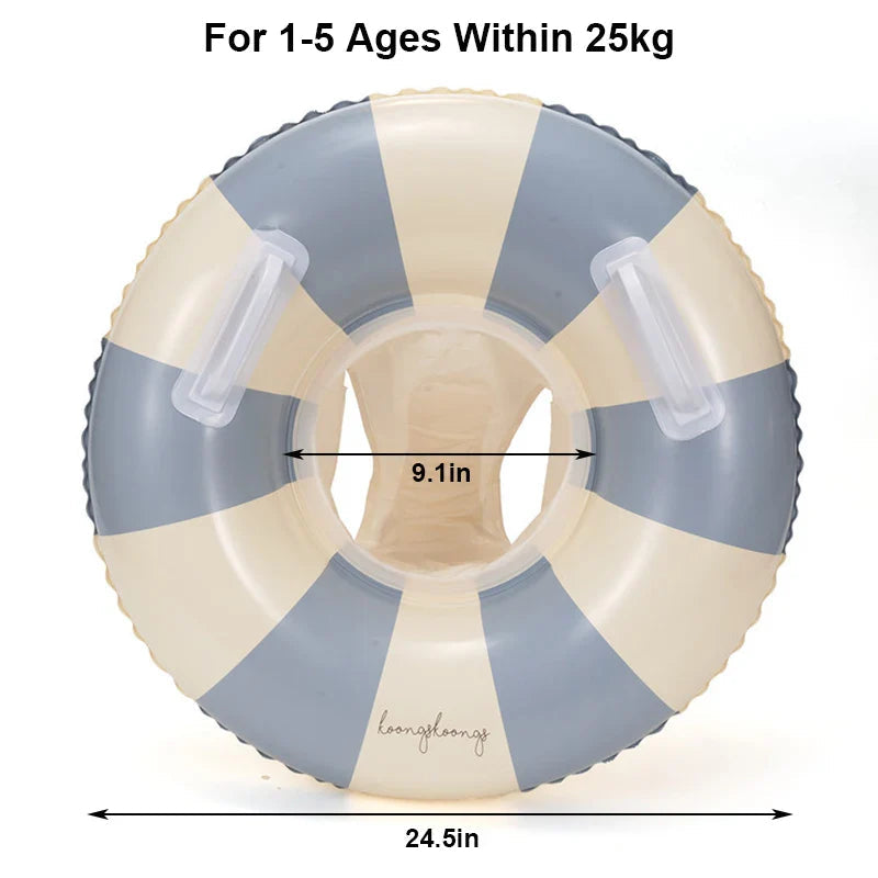 Baby Simring med Soltak – Uppblåsbar Float | Upp till 25kg More For Mini