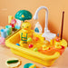 Splashy Duck Vattenset – Pedagogisk Vattenleksak med Fontän, Änder & Tillbehör | För Inomhus & Utomhus | Ålder 2–6 År More For Mini