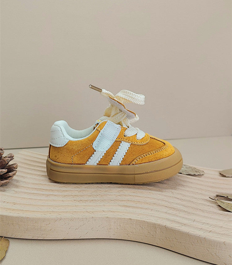Sneaker med Skosnören – TinyStride Unisex, Gul/Rosa/Grön, Storlek 0–3 År More For Mini