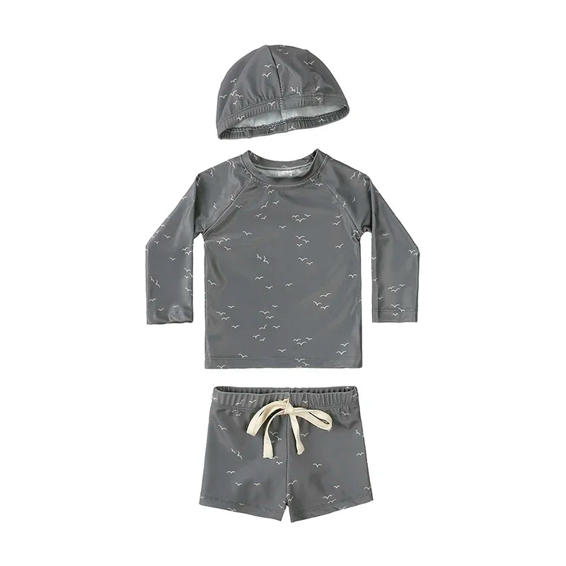 UV Simset Barn med Hatt – Solskydd 3-delar | 9M-7 år More For Mini