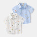 Holiday Button-Up Skjorta för Barn – Somrig bomullsskjorta med lekfulla tryck | Storlek 2–6 år MoreForMini