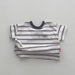Mini Energy Baby T-shirt – Randig bomullströja med texttryck | Unisex | Storlek 0–3 år More For Mini