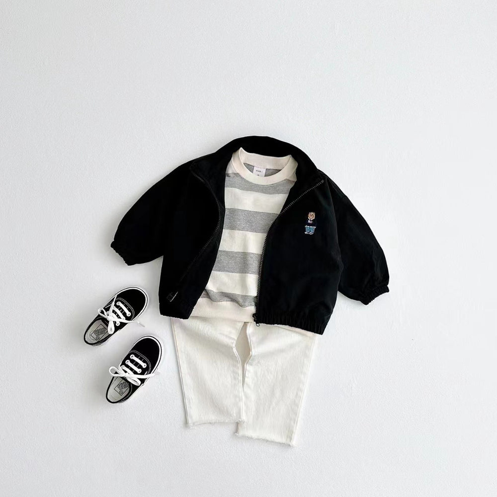 MiniZip Kinder Vestje Unisex | Katoenen Jas met Rits | 9 Maanden – 3 Jaar | Zachte Trui voor Peuters | Meerdere Kleuren More For Mini