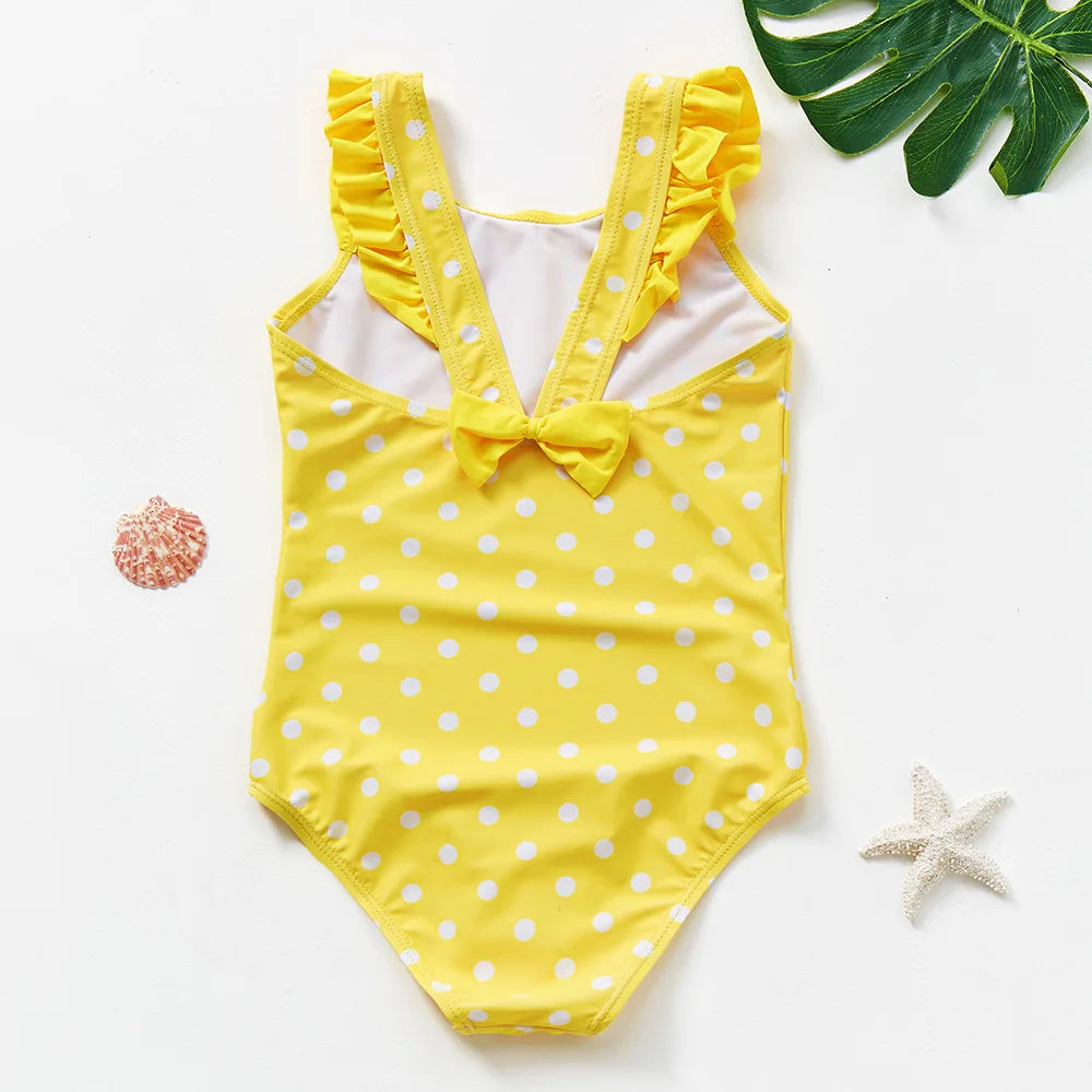 Flickor Tankini Baddräkt Sjöjungfruprint – Sommarstrandkläder | 3-12 år More For Mini