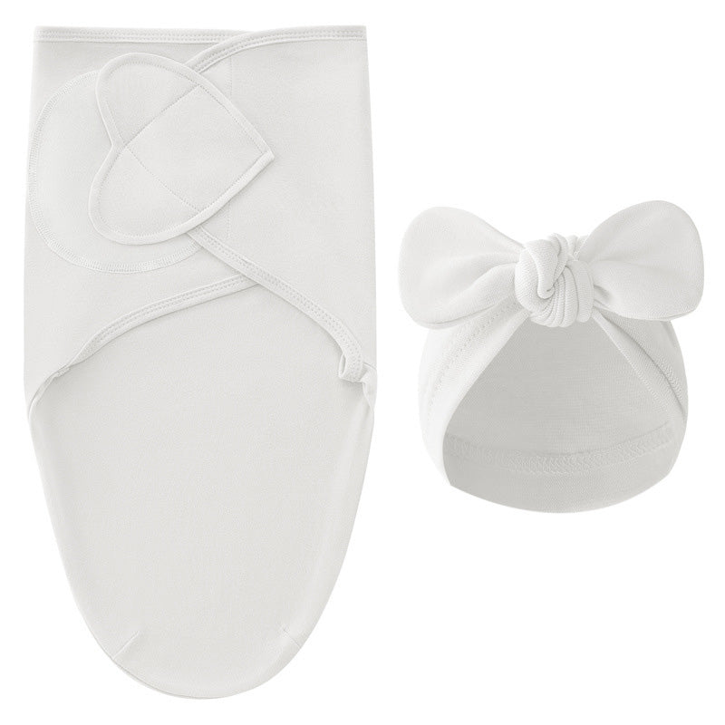 Inbäddningsfilt & Mössa – DreamNest Luxe, Unisex, Grå/Grön/Rosa/Vit/Brun, Bomull, Nyfödd More For Mini