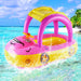 Baby Simring med Baldakin – Bil Float för Småbarn | Säker & Lekfull More For Mini
