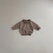 Polo met Strepen - Kabu Unisex, Zwart/Bruin/Wit, Katoen, Maat 0-6 Jaar-More For Mini