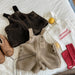 Tuinbroek - Cozy Cubs Meisjes, Beige/Bruin, Katoen, Maat 0-6 Jaar-More For Mini