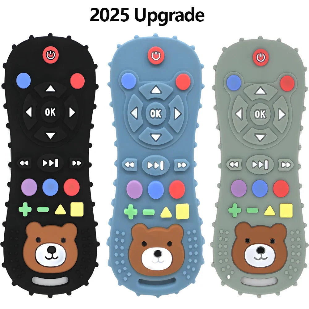 Baby Bitring Fjärrkontroll – Silikon Tuggleksak | BPA-fri More For Mini