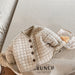 TeddySoft Gewatteerd Babyjasje Unisex | Winterjas 1–6 Jaar | Warme Katoenen Jas met Knoopsluiting & Ruitpatroon More For Mini