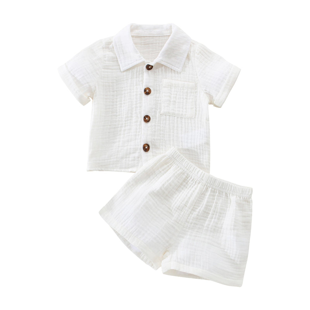 Andningsbart Sommarset för Småbarn – Linne Babykläder 0–3 år | MiniTribe More For Mini