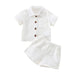Andningsbart Sommarset för Småbarn – Linne Babykläder 0–3 år | MiniTribe More For Mini