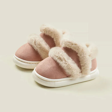 Enkellaars - Bagd Meisjes, Bruin/Grijs/Roze, Suède, Maat 15-22-More For Mini