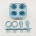 5-delars Baby Bitring Set – BPA-fri Silikon med Handring Lilla Lycka