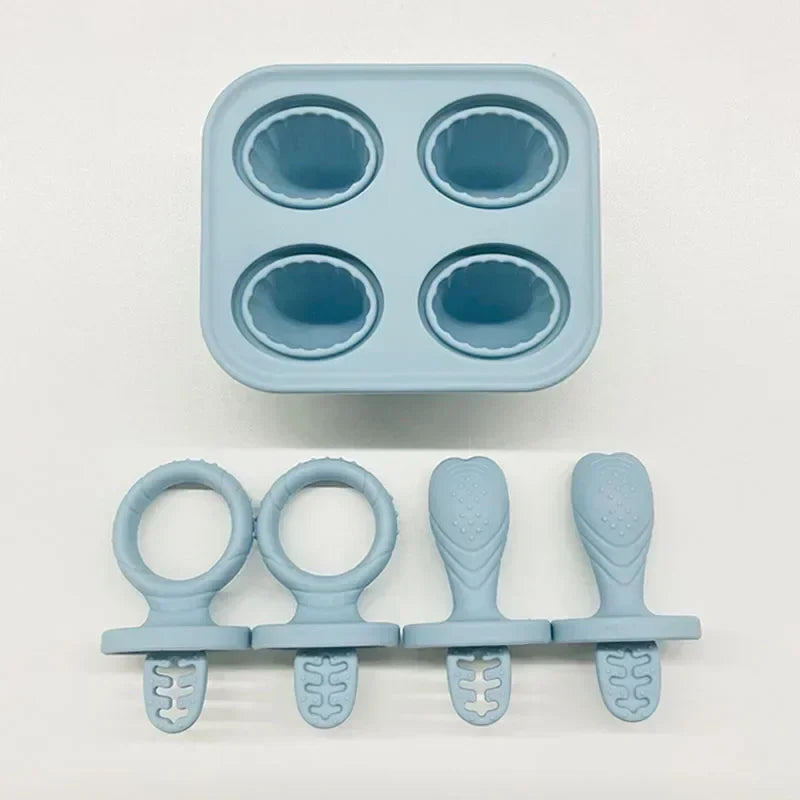 5-delars Baby Bitring Set – BPA-fri Silikon med Handring Lilla Lycka