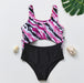 Flickor Tankini Baddräkt Sjöjungfruprint – Sommarstrandkläder | 3-12 år More For Mini