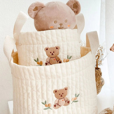 Opbergmand Babykamer – Zachte Katoenen Mand voor Luiers, Kleding & Speelgoed | SoftNest More For Mini